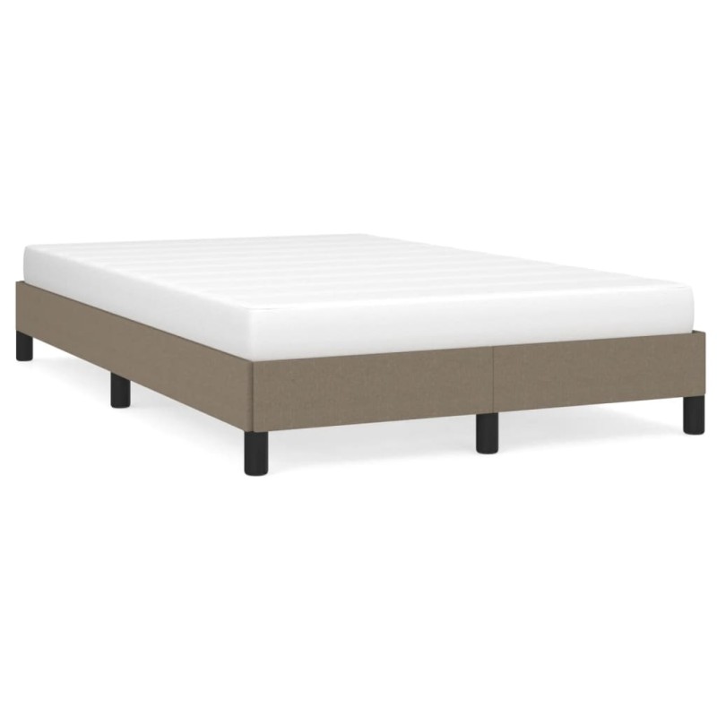vidaXL Estructura de cama tela gris taupe 120x190 cm vidaXL Estructura de cama tela gris taupe 120x190 cm