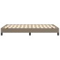 vidaXL Estructura de cama tela gris taupe 120x190 cm vidaXL Estructura de cama tela gris taupe 120x190 cm