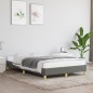 vidaXL Estructura de cama tela gris oscuro 120x190 cm