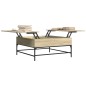 vidaXL Mesa de centro madera ingeniería metal roble Sonoma 95x95x45 cm vidaXL Mesa de centro madera ingeniería metal roble Sonoma 95x95x45 cm