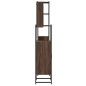 vidaXL Set de muebles de baño 4 pzas madera contrachapada marrón roble vidaXL Set de muebles de baño 4 pzas madera contrachapada marrón roble