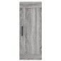 vidaXL Aparador alto madera contrachapada gris Sonoma 34,5x34x180 cm vidaXL Aparador alto madera contrachapada gris Sonoma 34,5x34x180 cm