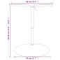 vidaXL Mesa alta de bar madera ingeniería y acero negra 60x60x90 cm vidaXL Mesa alta de bar madera ingeniería y acero negra 60x60x90 cm