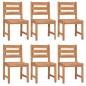 vidaXL Juego de comedor de jardín 7 piezas madera maciza de teca vidaXL Juego de comedor de jardín 7 piezas madera maciza de teca