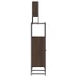 vidaXL Set de muebles baño 3 pzas madera contrachapada roble marrón vidaXL Set de muebles baño 3 pzas madera contrachapada roble marrón