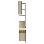 vidaXL Set de muebles de baño 3 pzas madera contrachapada roble sonoma vidaXL Set de muebles de baño 3 pzas madera contrachapada roble sonoma