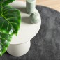vidaXL Alfombra de pelo corto OVIEDO gris antracita Ø 100 cm