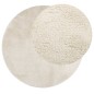 vidaXL Alfombra de pelo corto OVIEDO beige Ø 120 cm vidaXL Alfombra de pelo corto OVIEDO beige Ø 120 cm