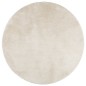 vidaXL Alfombra de pelo corto OVIEDO beige Ø 80 cm vidaXL Alfombra de pelo corto OVIEDO beige Ø 80 cm