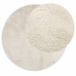 vidaXL Alfombra de pelo corto OVIEDO beige Ø 80 cm vidaXL Alfombra de pelo corto OVIEDO beige Ø 80 cm