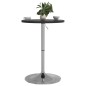 vidaXL Mesa alta de bar madera ingeniería y acero negra 50x50x90 cm vidaXL Mesa alta de bar madera ingeniería y acero negra 50x50x90 cm