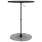 vidaXL Mesa alta de bar madera ingeniería y acero negra 50x50x90 cm vidaXL Mesa alta de bar madera ingeniería y acero negra 50x50x90 cm