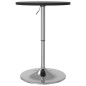 vidaXL Mesa alta de bar madera ingeniería y acero negra 50x50x90 cm vidaXL Mesa alta de bar madera ingeniería y acero negra 50x50x90 cm