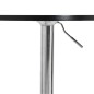 vidaXL Mesa alta de bar madera ingeniería y acero negra 50x50x90 cm vidaXL Mesa alta de bar madera ingeniería y acero negra 50x50x90 cm