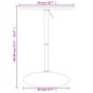 vidaXL Mesa alta de bar madera ingeniería y acero negra 50x50x90 cm vidaXL Mesa alta de bar madera ingeniería y acero negra 50x50x90 cm