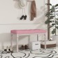 vidaXL Banco de terciopelo rosa 80x40x49 cm vidaXL Banco de terciopelo rosa 80x40x49 cm