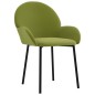 vidaXL Sillas de comedor 2 unidades terciopelo verde claro vidaXL Sillas de comedor 2 unidades terciopelo verde claro