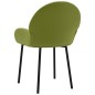 vidaXL Sillas de comedor 2 unidades terciopelo verde claro vidaXL Sillas de comedor 2 unidades terciopelo verde claro