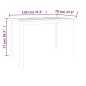 vidaXL Juego de comedor para jardín 5 piezas madera maciza de teca vidaXL Juego de comedor para jardín 5 piezas madera maciza de teca