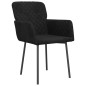 vidaXL Sillas de comedor 2 unidades terciopelo negro vidaXL Sillas de comedor 2 unidades terciopelo negro