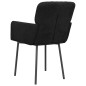 vidaXL Sillas de comedor 2 unidades terciopelo negro vidaXL Sillas de comedor 2 unidades terciopelo negro