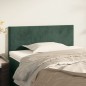 vidaXL Cabecero de terciopelo verde oscuro 80x5x78/88 cm vidaXL Cabecero de terciopelo verde oscuro 80x5x78/88 cm