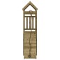 vidaXL Casa de juegos con pared escalada de madera impregnada de pino vidaXL Casa de juegos con pared escalada de madera impregnada de pino