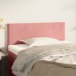 vidaXL Cabecero de terciopelo rosa 100x5x78/88 cm vidaXL Cabecero de terciopelo rosa 100x5x78/88 cm