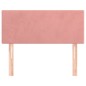 vidaXL Cabecero de terciopelo rosa 100x5x78/88 cm vidaXL Cabecero de terciopelo rosa 100x5x78/88 cm