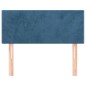 vidaXL Cabecero de terciopelo azul oscuro 90x5x78/88 cm