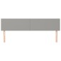 vidaXL Cabeceros 2 unidades de tela gris claro 90x5x78/88 cm vidaXL Cabeceros 2 unidades de tela gris claro 90x5x78/88 cm