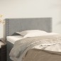 vidaXL Cabecero de terciopelo gris claro 90x5x78/88 cm vidaXL Cabecero de terciopelo gris claro 90x5x78/88 cm