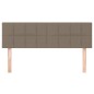 vidaXL Cabeceros 2 unidades tela gris taupe 72x5x78/88 cm vidaXL Cabeceros 2 unidades tela gris taupe 72x5x78/88 cm
