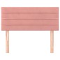 vidaXL Cabecero de terciopelo rosa 80x5x78/88 cm vidaXL Cabecero de terciopelo rosa 80x5x78/88 cm