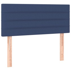 vidaXL Cabecero de tela azul 90x5x78/88 cm