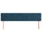 vidaXL Cabeceros 2 unidades de terciopelo azul oscuro 90x7x78/88 cm vidaXL Cabeceros 2 unidades de terciopelo azul oscuro 90x7x78/88 cm