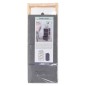 H&S Collection Mueble de almacenaje con 3 cajones gris oscuro