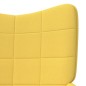 vidaXL Sillón de relax de tela amarillo mostaza vidaXL Sillón de relax de tela amarillo mostaza