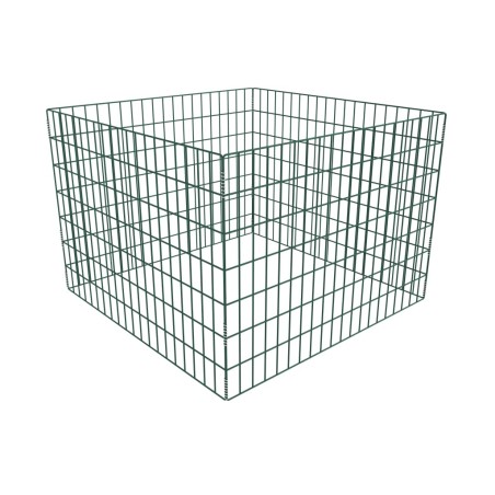 vidaXL Compostador de malla cuadrado 100x100x70 cm