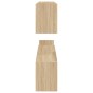 vidaXL Estantes de pared 2 uds madera de ingeniería roble 100x15x20 cm vidaXL Estantes de pared 2 uds madera de ingeniería roble 100x15x20 cm