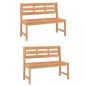 vidaXL Juego de comedor para jardín 4 piezas madera maciza de teca vidaXL Juego de comedor para jardín 4 piezas madera maciza de teca