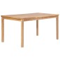 vidaXL Juego de comedor para jardín 4 piezas madera maciza de teca vidaXL Juego de comedor para jardín 4 piezas madera maciza de teca