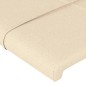 vidaXL Cabeceros 2 unidades de tela color crema 90x5x78/88 cm vidaXL Cabeceros 2 unidades de tela color crema 90x5x78/88 cm