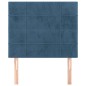 vidaXL Cabeceros 2 unidades de terciopelo azul oscuro 100x5x78/88 cm vidaXL Cabeceros 2 unidades de terciopelo azul oscuro 100x5x78/88 cm