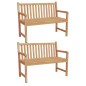 vidaXL Juego de comedor para jardín 5 piezas madera maciza de teca vidaXL Juego de comedor para jardín 5 piezas madera maciza de teca