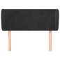 vidaXL Cabecero de terciopelo negro 83x23x78/88 cm vidaXL Cabecero de terciopelo negro 83x23x78/88 cm