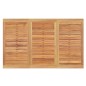 vidaXL Juego de comedor para jardín 5 piezas madera maciza de teca vidaXL Juego de comedor para jardín 5 piezas madera maciza de teca