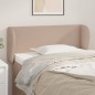 vidaXL Cabecero de cuero sintético color capuchino 103x23x78/88 cm vidaXL Cabecero de cuero sintético color capuchino 103x23x78/88 cm