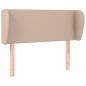 vidaXL Cabecero de cuero sintético color capuchino 103x23x78/88 cm vidaXL Cabecero de cuero sintético color capuchino 103x23x78/88 cm