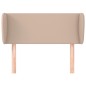 vidaXL Cabecero de cuero sintético color capuchino 103x23x78/88 cm vidaXL Cabecero de cuero sintético color capuchino 103x23x78/88 cm